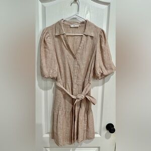 Mango linen dress